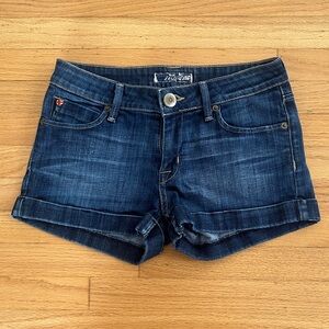 Hudson Jeans Dark Blue Denim Women Shorts